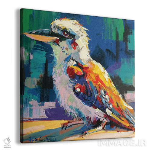 تابلو کاکابورا V (پرنده استرالیایی) اثر ژوس کوفرر - نمای پرسپکتیو محصول