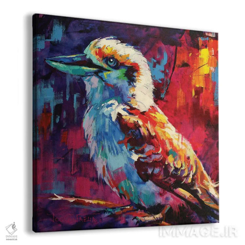 تابلو کاکابورا (پرنده استرالیایی) اثر ژوس کوفرر - نمای پرسپکتیو محصول