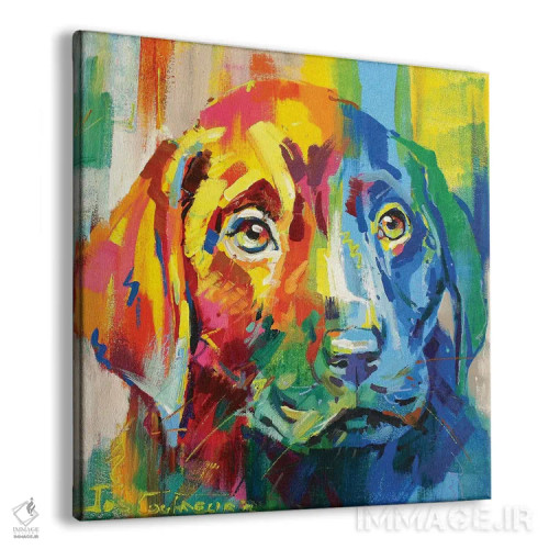 تابلو توله سگ لابرادور I اثر ژوس کوفرر - نمای پرسپکتیو محصول