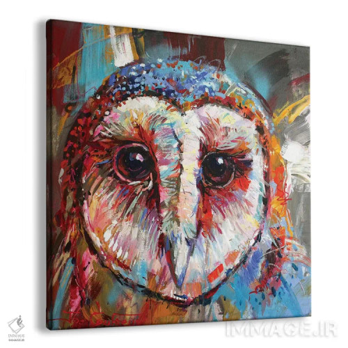 تابلو جغد نقابدار اثر ژوس کوفرر - نمای پرسپکتیو محصول