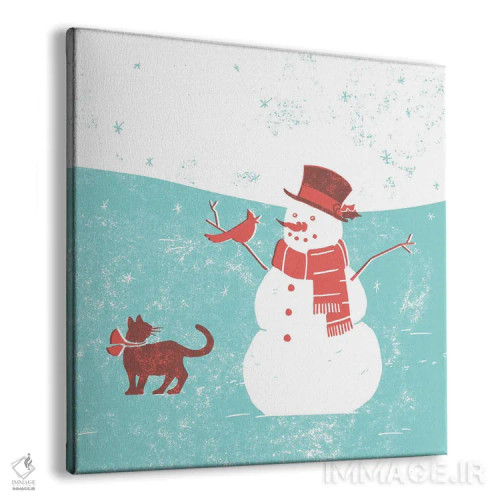 تابلو کریسمس میانه قرن II اثر جیکوب گرین - نمای پرسپکتیو محصول