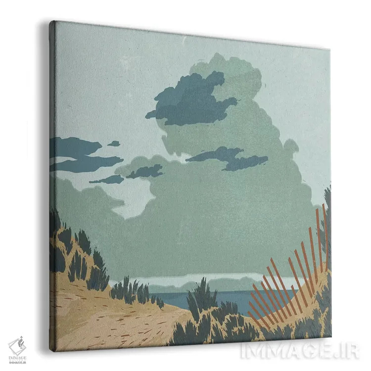 تابلو تل شنی پنهان I اثر جیکوب گرین - نمای پرسپکتیو محصول