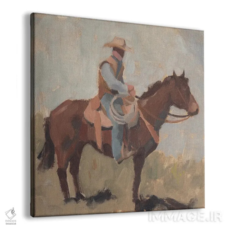 تابلو کارگر مزرعه I اثر جیکوب گرین - نمای پرسپکتیو محصول