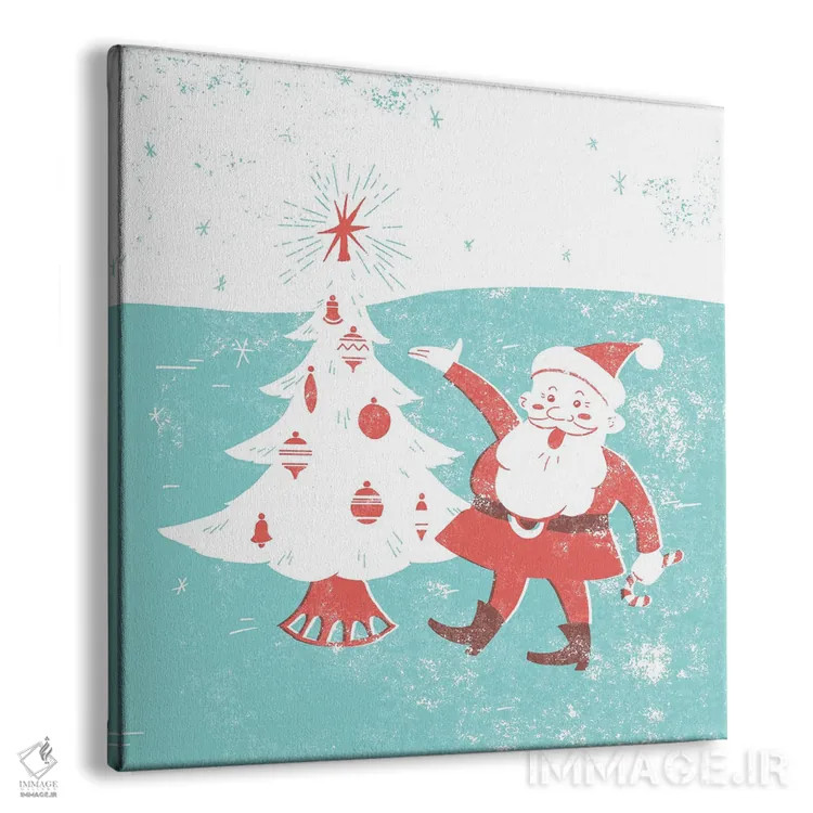 تابلو کریسمس میانه قرن I اثر جیکوب گرین - نمای پرسپکتیو محصول