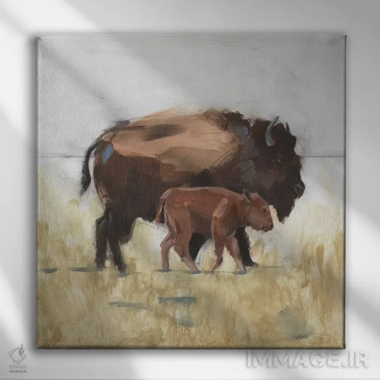 تابلو نگهبان کلبه III اثر جیکوب گرین - نمای روبهرو روی دیوار