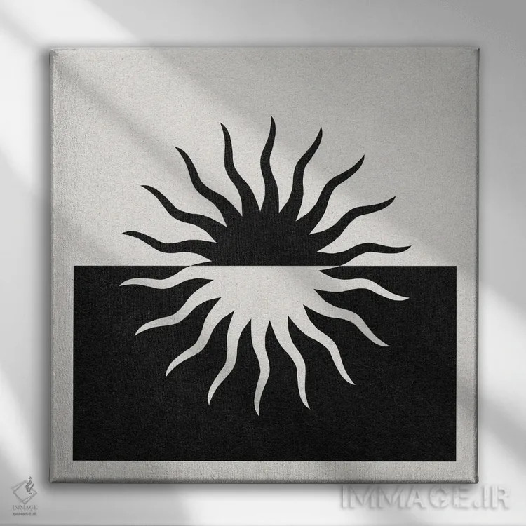 تابلو روح ستارهای III اثر جیکوب گرین - نمای روبهرو روی دیوار