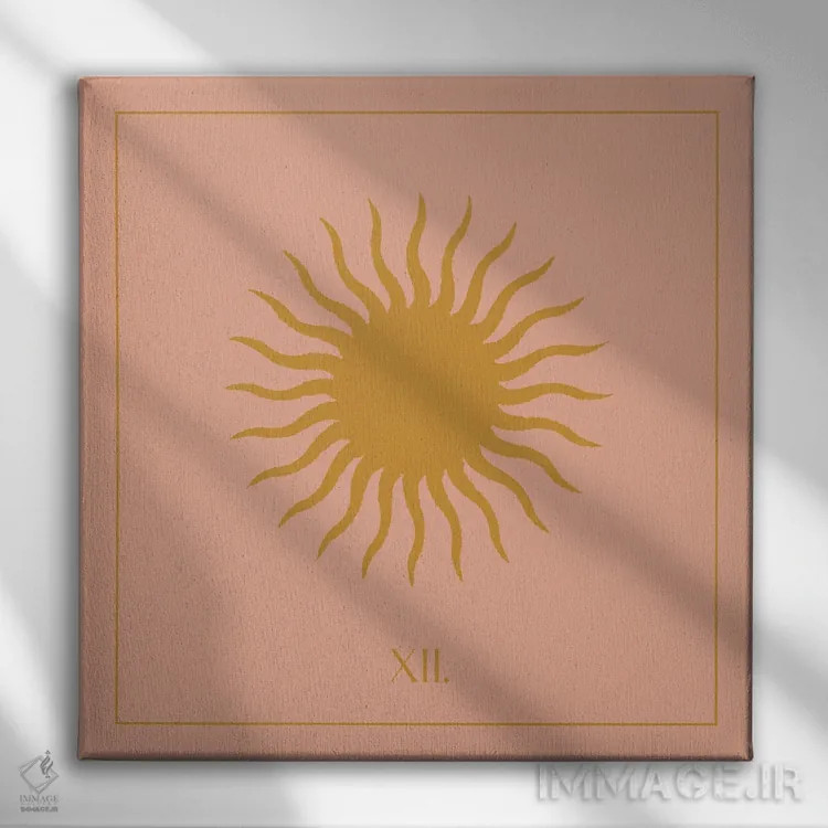 تابلو نماد آسمانی I اثر جیکوب گرین - نمای روبهرو روی دیوار