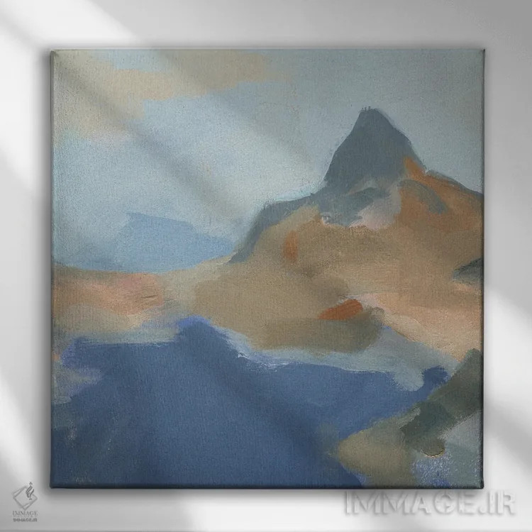 تابلو جزیره آبی II اثر جیکوب گرین - نمای روبهرو روی دیوار