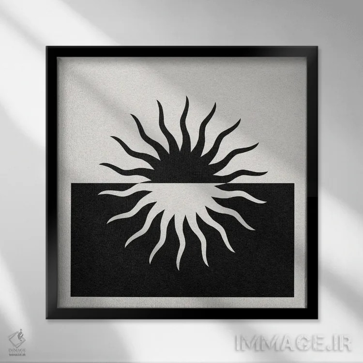 تابلو روح ستارهای III اثر جیکوب گرین - نمای قابدار مشکی