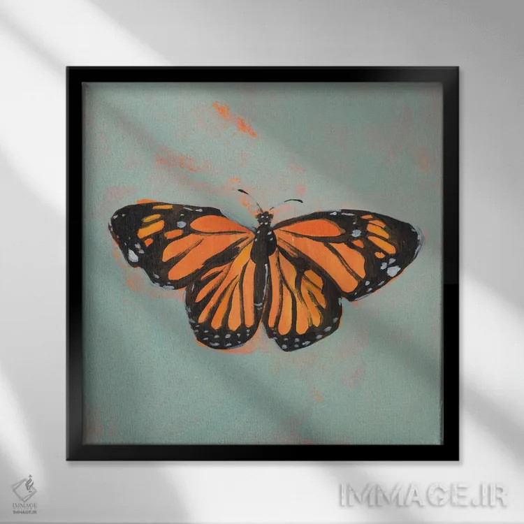 تابلو پادشاه روشنایی I اثر جیکوب گرین - نمای قابدار مشکی