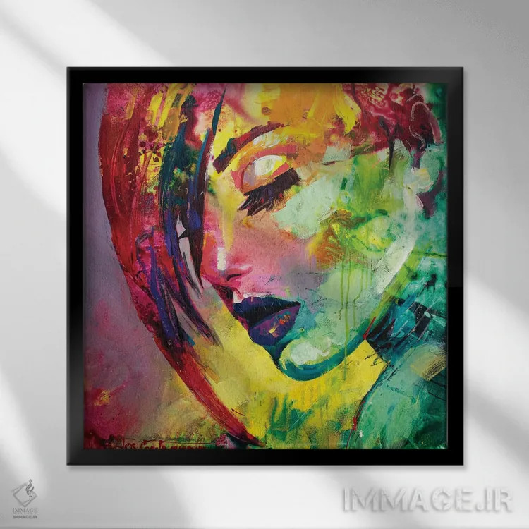 تابلو سرنا اثر ژوس کوفرر - نمای قابدار مشکی