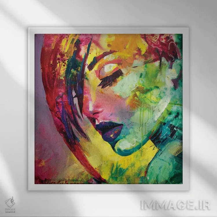 تابلو سرنا اثر ژوس کوفرر - نمای قابدار سفید