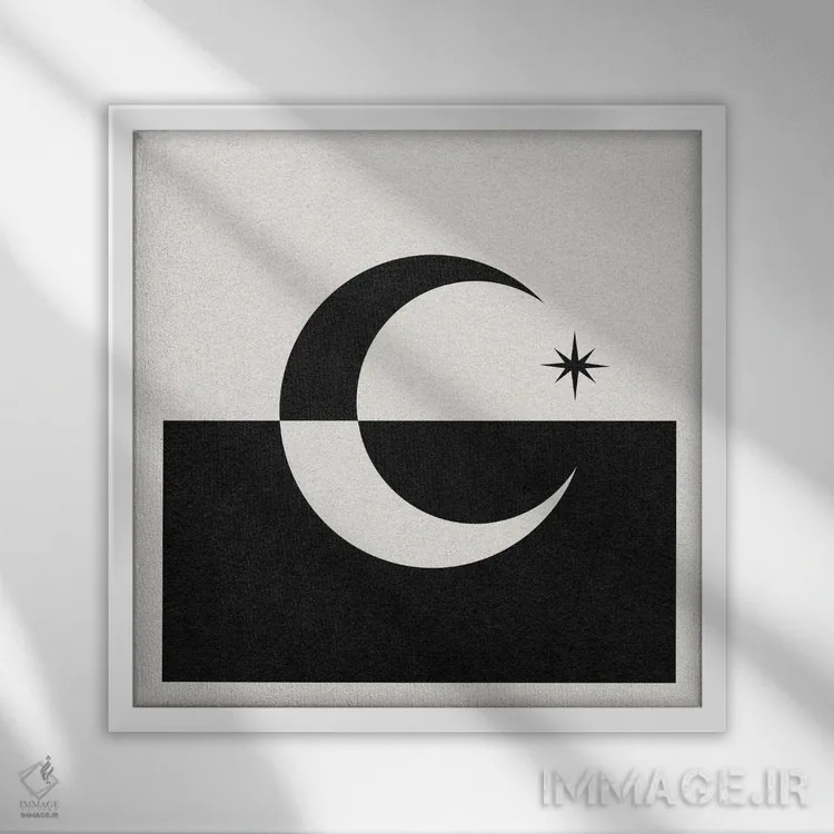 تابلو روح ستارهای IV اثر جیکوب گرین - نمای قابدار سفید