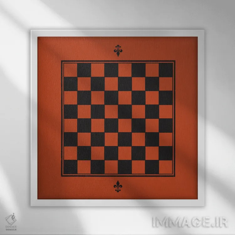 تابلو تختههای بازی I اثر جیکوب گرین - نمای قابدار سفید