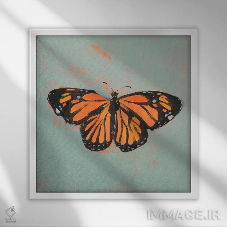 تابلو پادشاه روشنایی I اثر جیکوب گرین - نمای قابدار سفید