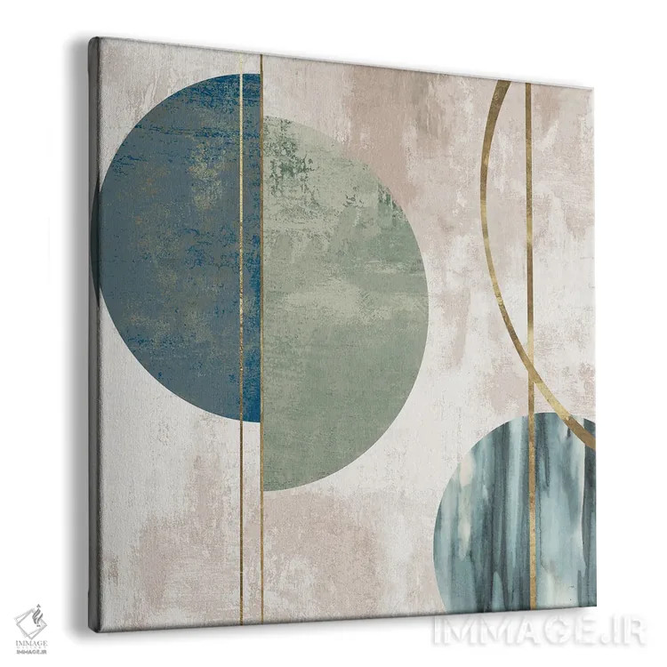 تابلو سمفونی مداری II اثر جیکوب کیو - نمای پرسپکتیو محصول