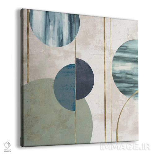 تابلو سمفونی مداری I اثر جیکوب کیو - نمای پرسپکتیو محصول