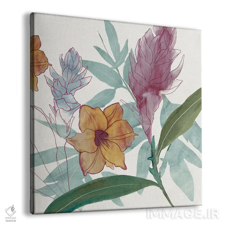 تابلو زنجبیل قرمز اثر جیکوب کیو - نمای پرسپکتیو محصول