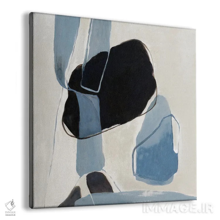 تابلو گذر تعامل آبی I اثر جیکوب کیو - نمای پرسپکتیو محصول