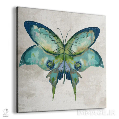 تابلو پرهزدن آبی I اثر جیکوب کیو - نمای پرسپکتیو محصول