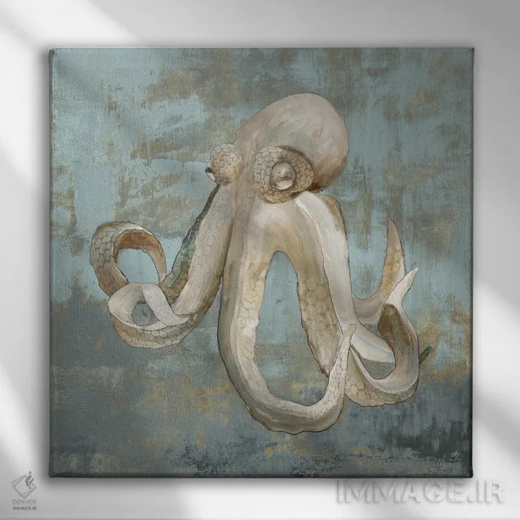 تابلو رقص اختاپوس اثر جیکوب کیو - نمای روبهرو روی دیوار