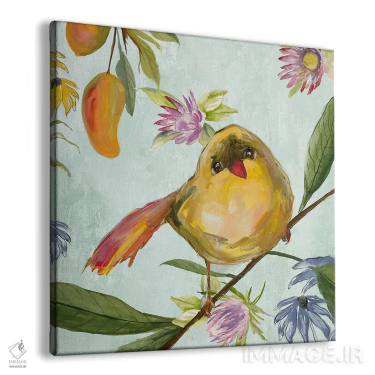 تابلو پرنده بینظیر مناطق گرمسیری I اثر جیکوب کیو - نمای پرسپکتیو محصول