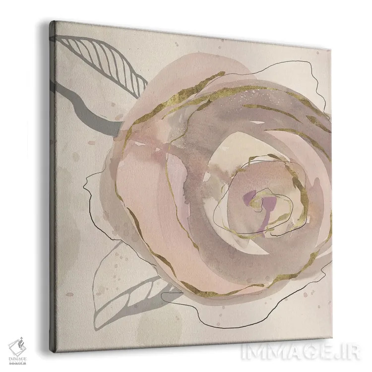 تابلو گل گلی I اثر جیکوب کیو - نمای پرسپکتیو محصول