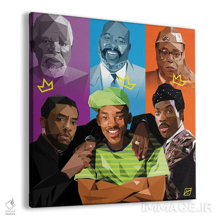 تابلو شاهزادهها پیش از پادشاهان اثر مایکل جرماین داوتی - نمای پرسپکتیو محصول