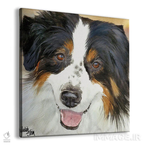 تابلو آزی فوقالعاده (سگ استرالیایی) اثر جودیت استاین - نمای پرسپکتیو محصول