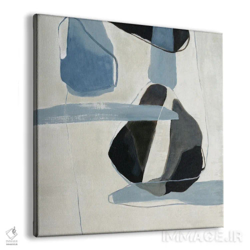 تابلو گذر تعامل آبی II اثر جیکوب کیو - نمای پرسپکتیو محصول