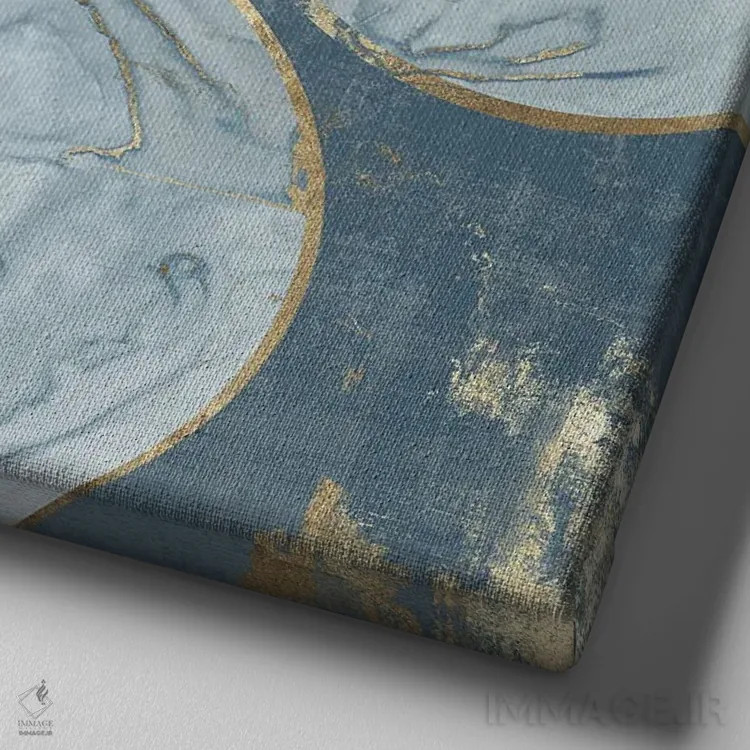 تابلو دنیایی جدا اثر جیکوب کیو - نمای نزدیک بافت بوم