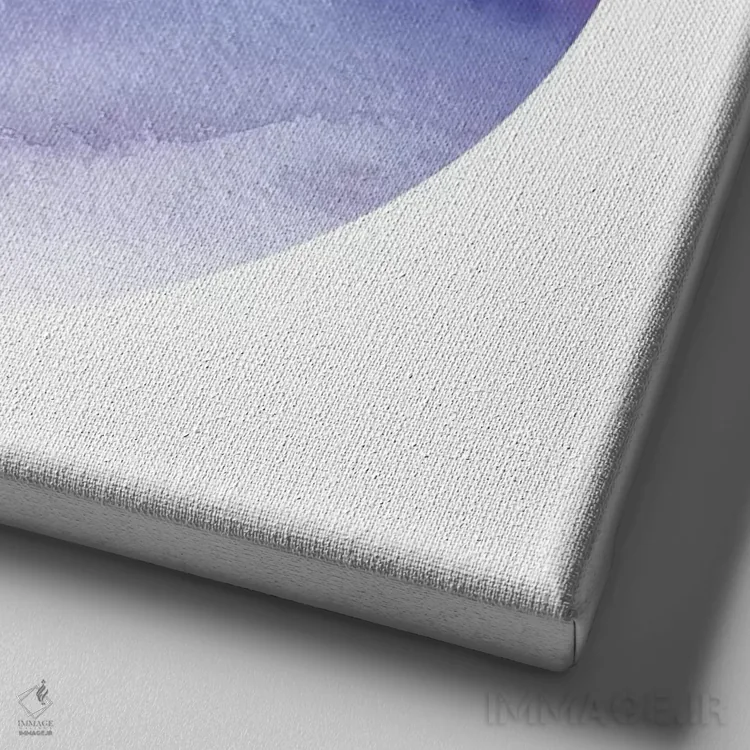 تابلو جریان IX (نهم) اثر جولیا دیسانو - نمای نزدیک بافت بوم