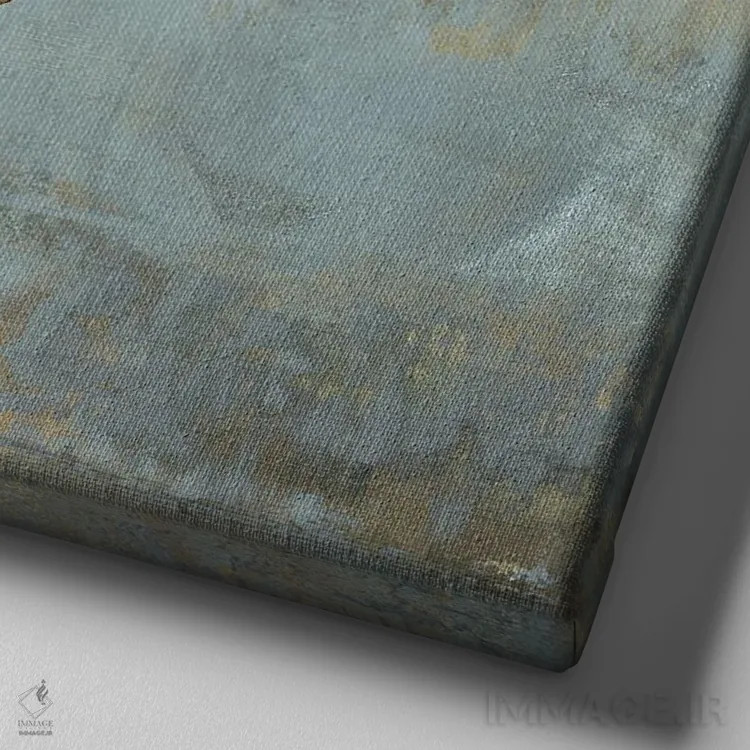 تابلو رقص اسب دریایی اثر جیکوب کیو - نمای نزدیک بافت بوم