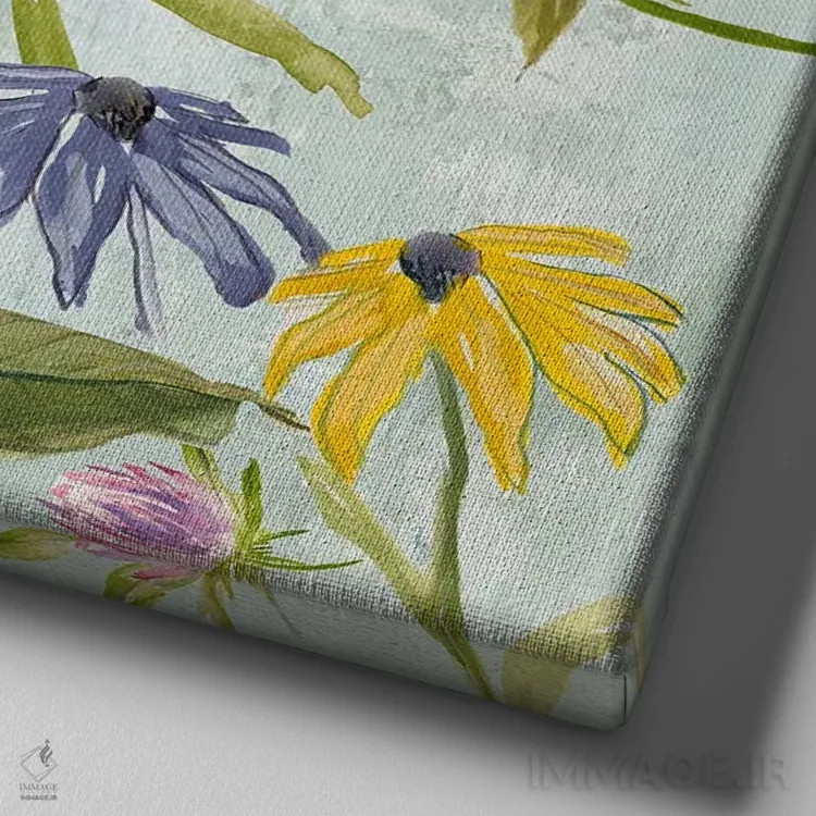 تابلو پرنده بینظیر مناطق گرمسیری II اثر جیکوب کیو - نمای نزدیک بافت بوم