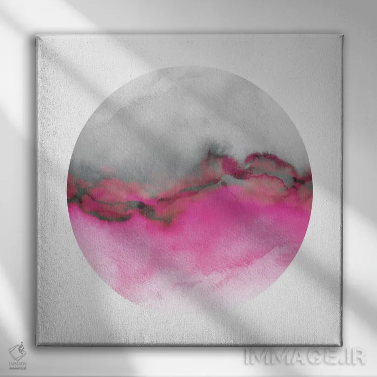 تابلو جریان XI (یازدهم) اثر جولیا دیسانو - نمای روبهرو روی دیوار