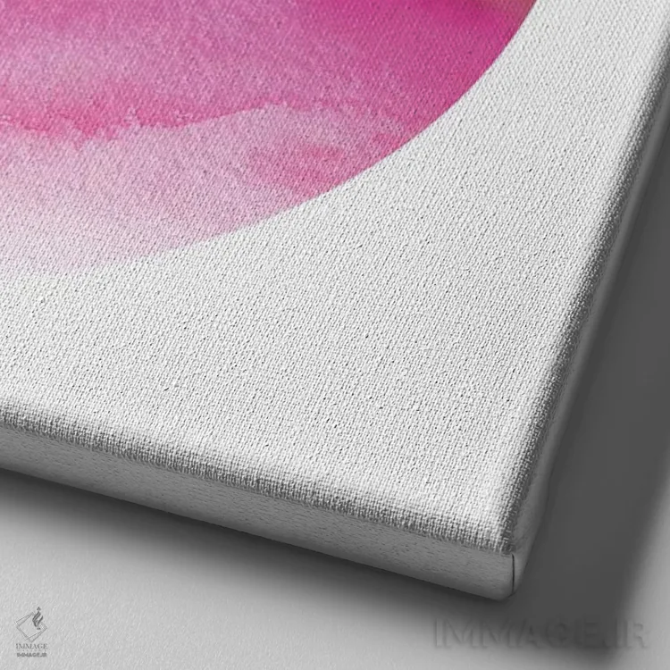 تابلو جریان XI (یازدهم) اثر جولیا دیسانو - نمای نزدیک بافت بوم