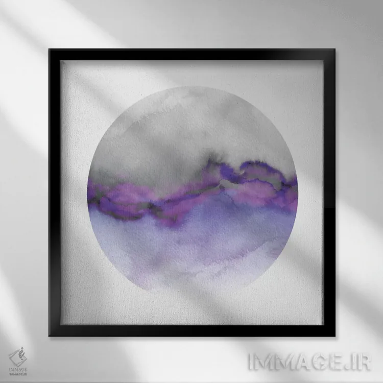 تابلو جریان XII (دوازدهم) اثر جولیا دیسانو - نمای قابدار مشکی