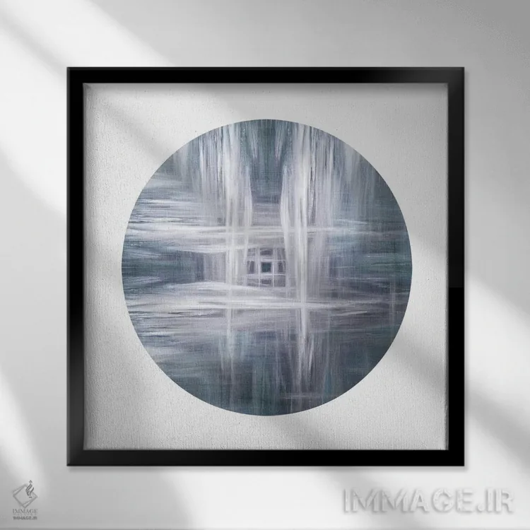 تابلو آموختن تمرکز IV (چهارم) اثر جولیا دیسانو - نمای قابدار مشکی