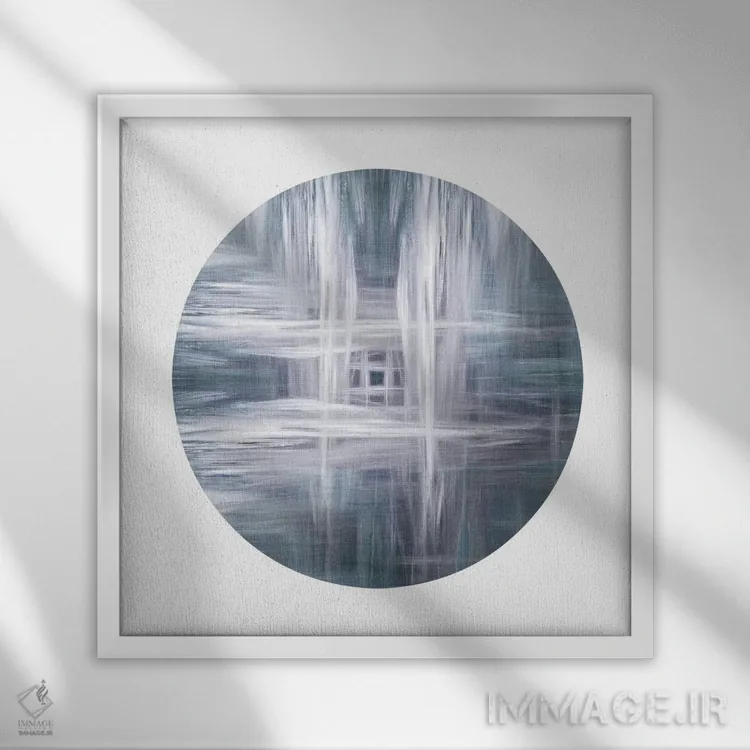 تابلو آموختن تمرکز IV (چهارم) اثر جولیا دیسانو - نمای قابدار سفید