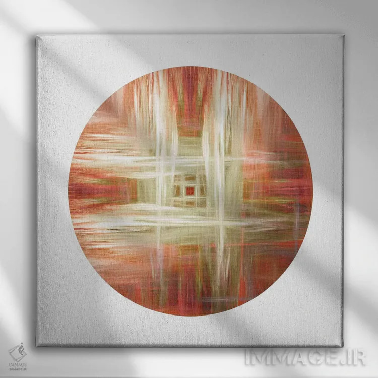 تابلو آموختن تمرکز V (پنجم) اثر جولیا دیسانو - نمای روبهرو روی دیوار