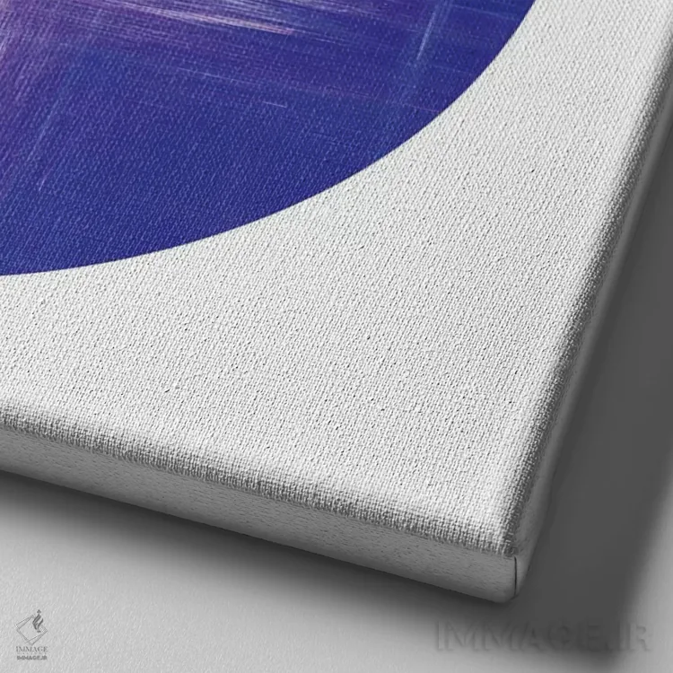 تابلو آموختن تمرکز VII (هفتم) اثر جولیا دیسانو - نمای نزدیک بافت بوم