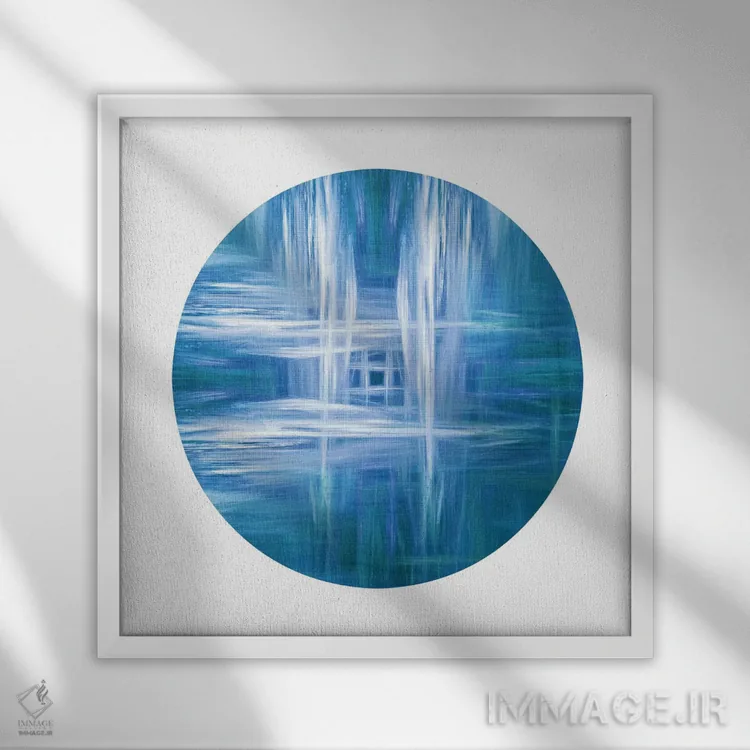 تابلو آموختن تمرکز IX (نهم) اثر جولیا دیسانو - نمای قابدار سفید