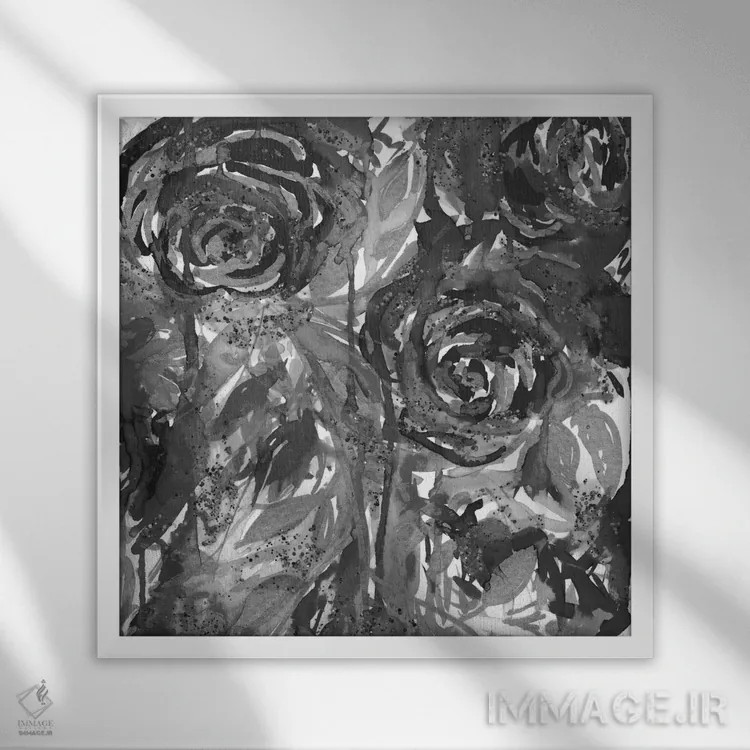 تابلو باغ نیمهشب اثر جولیا دیسانو - نمای قابدار سفید