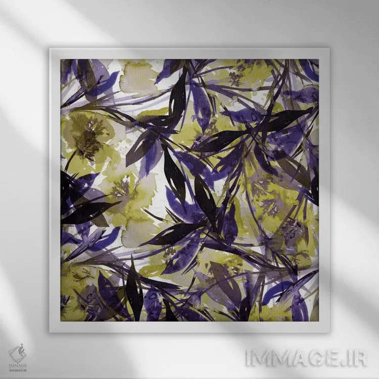 تابلو جشنواره گلها اثر جولیا دیسانو - نمای قابدار سفید