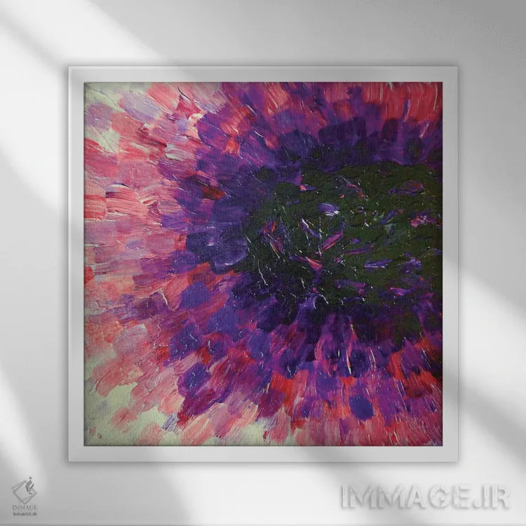 تابلو بیکران II اثر جولیا دیسانو - نمای قابدار سفید