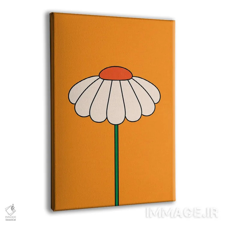 تابلو مدرن شکوفایی آوریل I اثر دیزاینز سرکا ۷۸ - نمای پرسپکتیو محصول