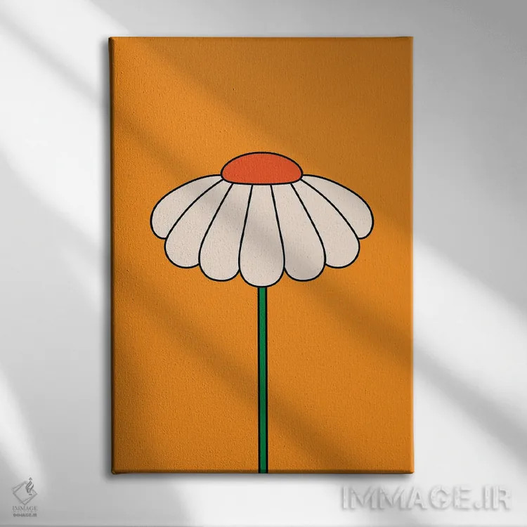 تابلو مدرن شکوفایی آوریل I اثر دیزاینز سرکا ۷۸ - نمای روبهرو روی دیوار