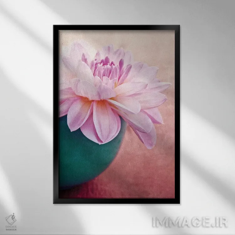 تابلو دکوراتیو زیبایی اثر کلودیا دروسرت - نمای قابدار مشکی