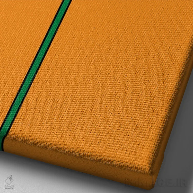 تابلو مدرن شکوفایی آوریل I اثر دیزاینز سرکا ۷۸ - نمای نزدیک بافت بوم