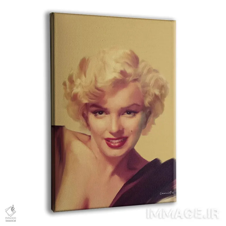 تابلو دکوراتیو نگاه طلایی اثر کریس کنسانی - نمای پرسپکتیو محصول